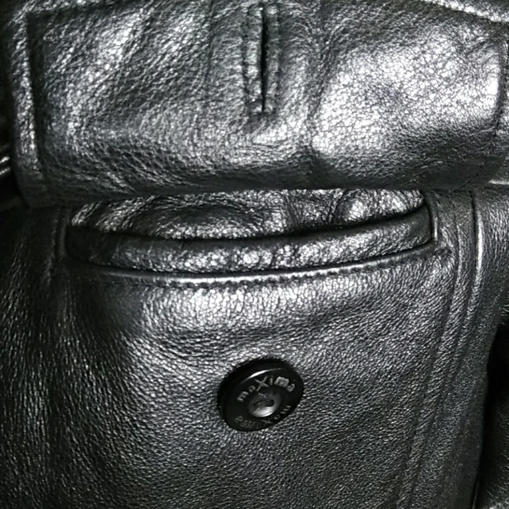 Wilson's Leather Black Maxima Jacket - Picture 2 of 8